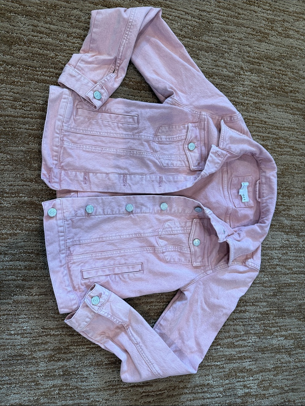 LOFT Light Pink Denim Jacket